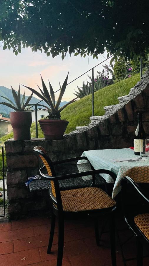 Lake View, Swimming Pool, Tennis Court And Private Parking Mezzegra Bagian luar foto